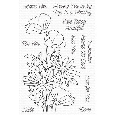 My Favorite Things Clear Stamps - Freshly Picked Bouquet